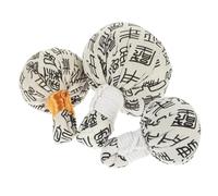 Veemoon 3pcs Chinese Herbal Balls Health Ball Thai Massage Warming Bag for Foot Massage Natural Wormwood Medicine