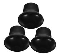 Veemoon 3pcs Drum Rack Rubber Feet Pads Anti-slip Sturdy Drum Stand Protectors for Snare Legs Percussion Instrument Accessories