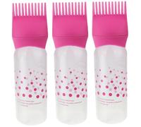 Veemoon 3pcs Dry Cleaning Bottle Comb for Root Touch up Hair Dye Bottle Applicator for Coloring Dying and Oiling for Hair Styling