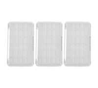 Veemoon 3pcs Empty Makeup Palette Set with 24-grids, Refillable and Large Capacity Eyeshadow Case for Effortless Arrangement, Stylish Cosmetic Storage Box Suitable for Professional Use