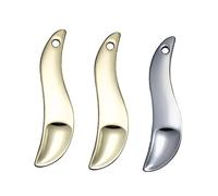 Veemoon 3pcs Eye Cream Scoop Sturdy Cosmetic Pick Sticks for Face Eye Creams Portable Reusable Beauty Spatulas for Home Travel Use Mixed Colors