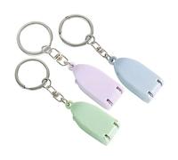 Veemoon 3pcs Foldable Portable Nail Clippers with Key Ring Manicure Tools for Men and Household Use Cute Cartoon Design for Precise Nail Trimming