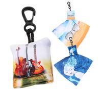 Veemoon 3pcs Glasses Cleaner Keychain Microfiber Cloths for Eyeglasses and Phone Screens Gentle Lens Wipes for Removing Fingerprints Oil and Dirt Portable Screen Cleaner Accessories for