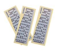 Veemoon 3pcs Guitar Scale Stickers Removable Self-adhesive Note Labels for Beginners, Pvc Material with Firm Attachment, for Music Practice and Guitar Teaching Aids