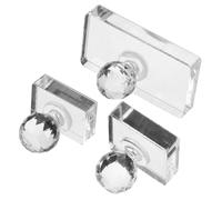 Veemoon 3pcs Highlighter Compact Makeup Stamper Precision Eyeshadow Pressure Tool for Easy Application Blending Versatile Blush Brow Powder and Highlighter Pressing
