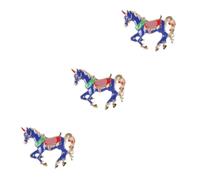 Veemoon 3pcs Horse Lapel Pin Brooch for Men and Women Vintage Style Cute Horse Brooch for Suits Bags Hats and Shawls Eye Catching Accessory for Special Occasions