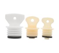 Veemoon 3pcs Hot Water Bag Sealing Plugs Reusable Stoppers with Threaded Design for Leak-Resistant Hot Water Bottle Caps Suitable for Family Use and Gift
