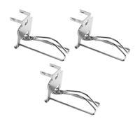 Veemoon 3pcs Iron Cash Register Tray Clip Money Tray Replacement Clip Quick and Easy to Use Versatile Silver Cash Register Fixing Clamps for Shops and Businesses