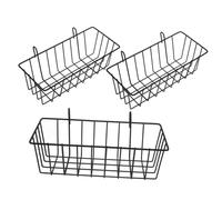 Veemoon 3pcs Iron Hanging Hay Racks Multi-function Hay Feeder for Small Animals Rabbits Guinea Pigs Chinchillas Wire Cage Holder Prevents Food Waste