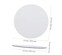 Veemoon 3pcs Large Wood Door Hangers Sublimation Blanks with Pre Drilled for Easy Hanging Sturdy Craft Wood Signs for Home Decor Front Door Circle Signs