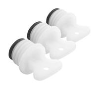 Veemoon 3pcs Medium Size 21mm Rubber Hot Water Bottle Caps Stopper Replacement Seals for Hot Water Bags Portable Plugs Compatible for Travel and Home Use