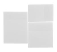 Veemoon 3pcs Memo Pads Self-adhesive Notes 3.9x3.9inch Tearable Index Easy to Reposition Minimalist Design for School Students