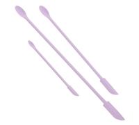 Veemoon 3pcs Mini Silicone Makeup Spatula Set Versatile Applicators for Creams Lotions and Gels Easy to Clean Durable Tools for Maximizing Product Usage and Reducing Waste