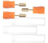 Veemoon 3pcs Nail Drill Bits Set Tungsten Carbide Manicure Tools for Easy Nail Reshaping Dead Skin Removal for Home Salon Use
