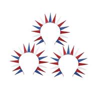 Veemoon 3pcs Patriotic Independence Day Headbands Comfortable Statue of Liberty Design Party Accessories for Women of July Memorial Day Celebration