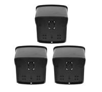 Veemoon 3pcs Plastic Doorbell Rain Cover for Outdoor Use - Anti-Explosion Access Control Fingerprint Machine Keypads Protector - Weatherproof Doorbell Hood