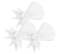Veemoon 3pcs Plastic Paint Pouring Split Cups Set, Sturdy and Easy to Clean Funnel Cups for Painting Supplies, Practical Tool for Students and Professional Artists