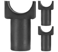 Veemoon 3pcs Plastic Rail Guide for Wheelchair Seats - U-Shaped Tube Support Bracket, Fits 1 Inch Tubing, Replacement Part for Drive and Transport Chairs