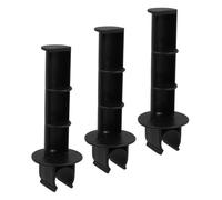 Veemoon 3pcs Plastic Toilet Chair Paper Roll Stand Tissue Holder for Bathroom Commode Chairs and Wheelchairs Convenient Over Toilet Storage for Home and Public Use