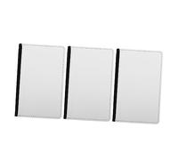 Veemoon 3pcs Pu Leather Passport Holder Travel Document Organizer with RFID Blocking Multi-Functional Wallet for Credit Cards Id and Cash Travel and Everyday Use