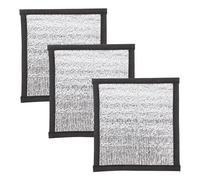 Veemoon 3pcs Reptile Heating Pads 16x16cm Pet Heat Mats with Reflective Insulation Film for Terrarium Tank Warmer Suitable for Tortoise Parrot and Spider