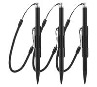 Veemoon 3pcs Resistive Screen Stylus Pen Metal Touch Screen Pen Loss Rope and Clip for Cell Phone Writing Tablet Computers