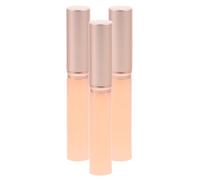 Veemoon 3Pcs Silicone Lip Brush with Soft Rounded Tips Portable Lipstick Applicator for Precise Lip Gloss and Eyeshadow Makeup Comfortable Non-scratch Cosmetic Tool in Pink