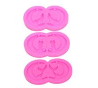 Veemoon 3pcs Silicone Moon Wolf Mermaid Tail Cat Pendant Molds for Resin Jewelry Casting Flexible Earring and Necklace Molds DIY Epoxy Resin Craft Kit for Charms Keychains