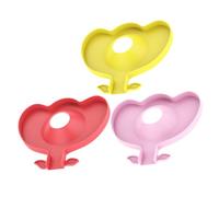 Veemoon 3pcs Silicone Sink Splash Guard Mats Drainable Under Sink Mats Faucet Protector for Home Organization Pink Red Yellow Set