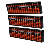 Veemoon 3pcs Student Abacus Chinese Calculator Beads Math Learning Tool for Early Education Home and School Arithmetic Practice
