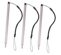 Veemoon 3pcs Stylus Pens with Tether Lanyard for Touch Screens High Sensitivity Capacitive Touch Pen for Phones Tablets Laptops Precise Writing Drawing Tool for Online Education and Remote