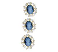 Veemoon 3pcs Vintage Pearl Brooch Pin for Women Elegant Jewelry for Weddings Engagements and Special Occasions Versatile Design for Clothing Neck Pendant present for Her