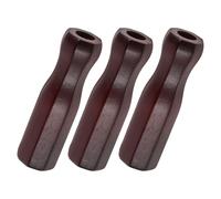 Veemoon 3pcs Wood Foosball Handle Grip Replacement Set, Non-slip Octagon Table Football Rod Handles, 4.91 Inch Solid Wood Table Soccer Accessories for Desktop Foosball Games