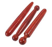 Veemoon 3pcs Wooden Foot Massage Tools Handheld Massager Sticks for Reflexology Pain Relief Portable