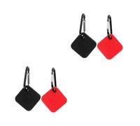 Veemoon 4 Pcs Portable Silicone Wireless Smart Cover Compatible with Tile Mate Resistant Key Protective Case with Precise Cutouts for Buttons and Ports
