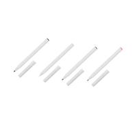 Veemoon 4 Pcs Salon Positioning Marking Pens Single Tip for Eyebrow Microblading White, Black, Purple, Red Cosmetic Tattoo Marker Set for