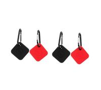 Veemoon 4 Pcs Soft Silicone Protective Cover for Tile Mate Resistant Smart Shell Accessory with Fixing Clip Scratch Resistant Lightweight Case for Tile Tracker Keys