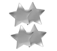 Veemoon 4 pcs Star Shaped Metal Hair Clips Small Decorative Hairpins for Women and Lightweight Five Pointed Design for Everyday Use and Gifts