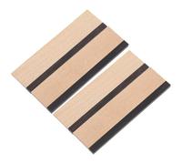 Veemoon 4 Pcs Wooden Guitar Bridge Saddle for Dobro Acoustic Guitar Stable Replacement Vintage Tone Acoustic Wood Bridge for Luthier Repair