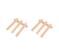 Veemoon 4-Piece Wooden Letter Domino Trays Set - 19cm Multi Purpose Trays for DIY Crafts Home Decor and Games Ideal for Mahjong Cards and Office Use