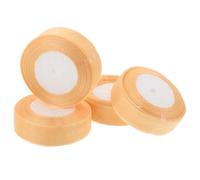 Veemoon 4 Rolls Sheer Tulle Ribbon for Flowers Wedding Decoration Fade Resistant Transparent Snow Yarn Ribbon for DIY Bowknots Floral Bouquet Packaging and Party Holiday Wrap