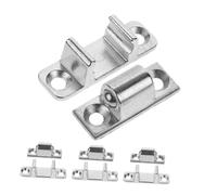 Veemoon 4 Sets Metal Range Hood Panel Fastener Latches for Glass Stove Panels Replacement Clips for Kitchen Hood Inserts Durable High Temperature Resistant Mounting Locks