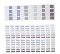 Veemoon 40 Sheets Colorful Pet Sticky Index Tabs for Books and Notes Writable Neon Page Markers for Highlighting Repositionable Household Book Tabs for Organizing Files and Study Materials