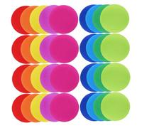 Veemoon 40pcs Circle Floor Sitting Markers Carpet Dots for Classroom Organization Preschool Kindergarten Elementary School Teaching Interactive Gym Dance Spot Markers