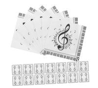 Veemoon 40pcs Disposable Music Notes Paper Napkins Sturdy Square Table Tissues for Birthday Holiday Party Supplies Quick Cleanup Printed Serviettes for Themed Events and Festive Gatherings
