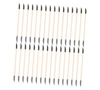 Veemoon 40PCS Double Ended Nail Sanding Sticks Disposable Cuticle Pusher with Dual Grits for Smooth Nail Finish DIY Art Tools Salon Manicure Detailing Supplies