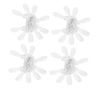 Veemoon 40pcs Magnetic Nail Color Display Tips Board Plastic Nail Art Cards for Salon Manicure Practice Space-saving Polish Sample Sticks