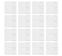 Veemoon 40pcs Manicure Tools Nail Art Display Card White Paper Nail Sample Cards Easy to Carry Organized System Presentation