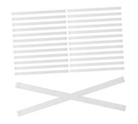 Veemoon 40pcs Mesh Backing Binding Tape Strips for Bookbinding Textbook Repair Glue Strips Flexible Adhesive for Files Albums Office and School Use