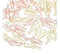 Veemoon 40pcs Music Note Paper Clips Metal Large Capacity Organizing Documents Cute Cartoon Style for Home Office Students Desk Accessories